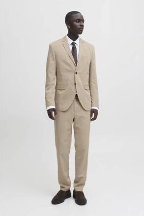 Jack & Jones PREMIUM super slim kostuum JPRFANCO beige