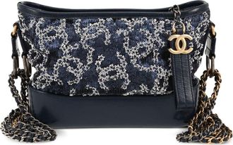 Chanel Borsa a spalla Gabrielle piccola 2019 - Blu