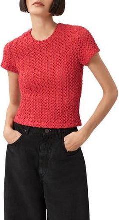 AllSaints Karma Stevie Lace Top in Crimson Red at Nordstrom Rack, Size 12 Us / 16 Uk