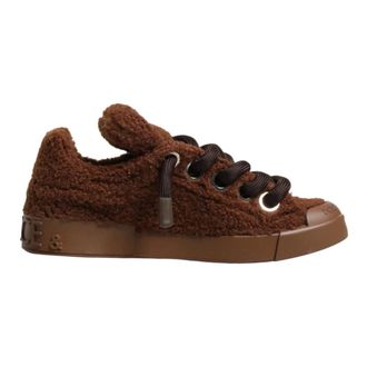 Dolce & Gabbana Sneakers, male, Brown, Size: 11 US Low Top Sneakers