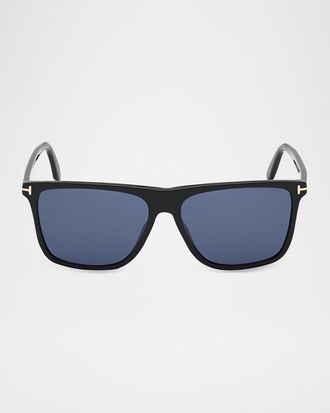 Tom Ford Men & apos;s Fletcher Square Plastic Sunglasses