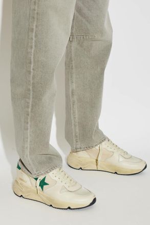 Golden Goose Running Sole Sports Shoes, Womens, Cream