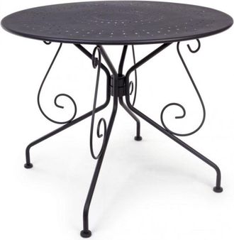 Konte Design Mesa de acero antracita ø90 cm