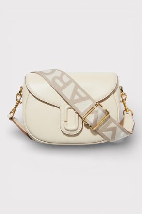 Marc Jacobs Womens Logo Saddle Bag Cream White - Beige - One Size