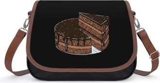 Generic Chocolate Cake Fashion Womens Crossbody Bags Novelty Handbag Shoulder Bag Purse