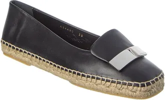 Sergio Rossi Sr1 Leather Espadrille