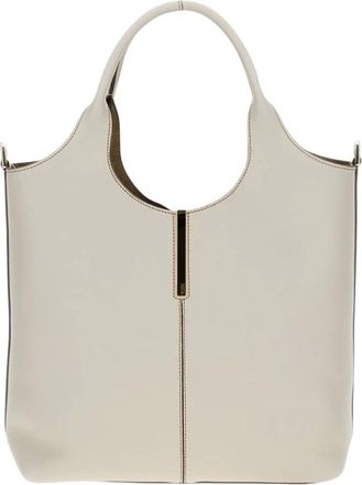 Tod's Tassen, Dames, Wit, ONE Size, Leer, EBR Small Two Handles