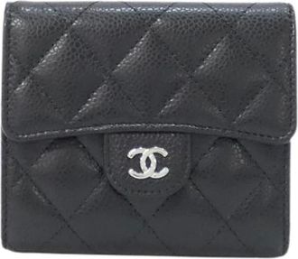 Chanel Pre-owned Timeless Classic Caviar Skin Wallet - - Pre-owned - Donna - Nero - ONE SIZE