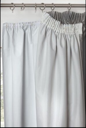 TJ Hughes Total Blackout Pencil Pleat Curtain Linings - TJ Hughes Black