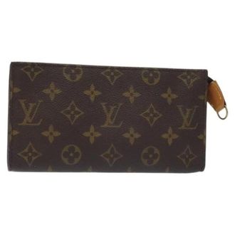 Louis Vuitton Pre-owned Canvas pouches - Dames - Pre-owned - Bruin - Maat: ONE Size Leer