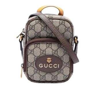 Gucci Vintage, unisex, Beige, ONE Size, Pre-owned Mini Satchel
