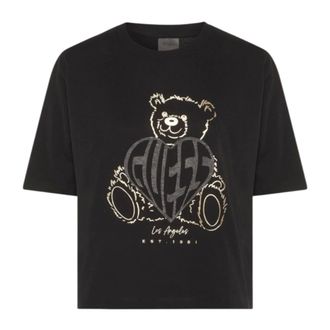 Guess T-Shirts, female, Black, Size: XS Black Short Sleeve T-Shirt V5Ri09I3Z14Jblk