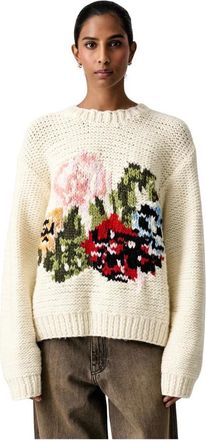 Stine Goya Maglione Fatto a Mano - - Knitwear - Donna - Beige - S