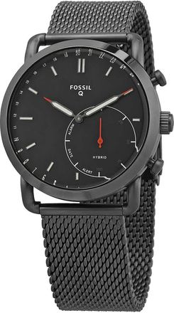 Fossil Black Dial Hybrid Commuter Black Dial Mens Smart Watch FTW1161