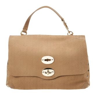 Zanellato Handbags, female, Beige, Size: ONE SIZE Postina Amoretto Small