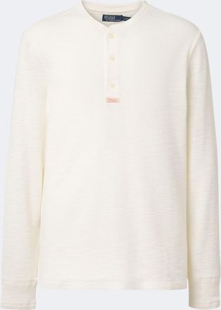 Polo Ralph Lauren Maglia Henley in cotone a nido dape
