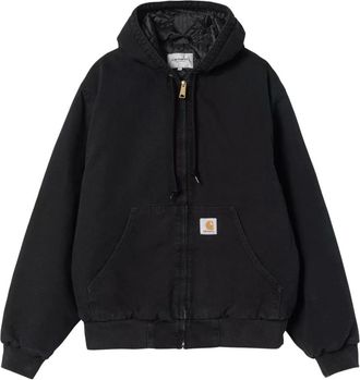 Carhartt Work in Progress Hoodies & sweatvesten, Heren, Zwart, M, Katoen, OG Active Jacket