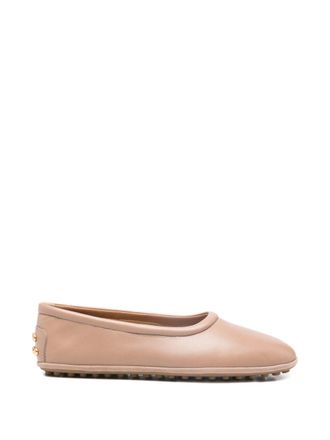 Tod's Tods Womens Flat Shoes Powder