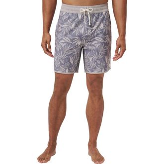 Travis Mathew Land to Sea Swim Trunks in Heather Grey at Nordstrom Rack, Size X-Large