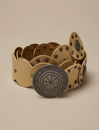 Lucky Brand Grommet Concho Belt