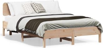 vidaXL Vidaxl - Estructura De Cama Sin Colch&oacute;n Madera De Pino Maciza 120x200 Cm
