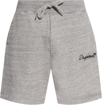 Dsquared2 Shorts sportivi con ricamo - Grigio