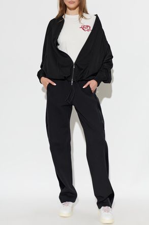 Emporio Armani Loose-fit Sweatshirt, Womens, Black