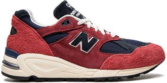 New Balance Made in USA 990v2 Chrysanthemum sneakers - unisex - Suede - 10.5 - Red