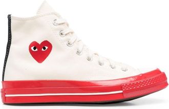 Comme Des Gar&ccedil;ons White Chuck High-top Sneakers