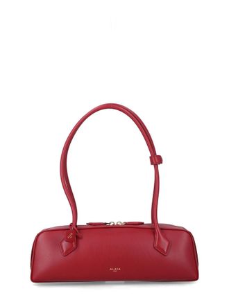 Alaia Red Le Teckel Medium Shoulder Bag