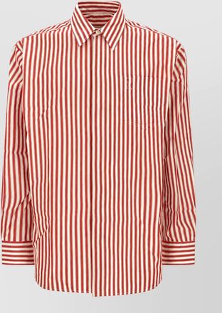 Ami embroidered cotton shirt