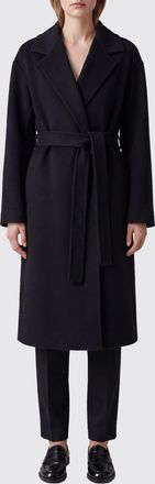 The Row Cappotto a vestaglia in lana vergine al ginocchio con cintura