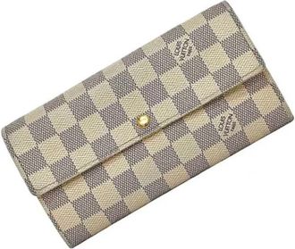Louis Vuitton Pre-owned Canvas wallets - unisex - Vintage Accessoires - Wit - ONE Size - Vintage