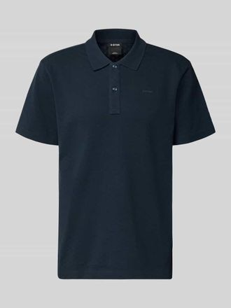 G-Star Regular Fit Poloshirt mit Logo in Marine, Gr&ouml;&szlig;e XXL