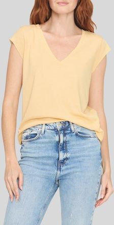 Project Social T Canyon V-Neck T-Shirt in Sahara Sun at Nordstrom, Size X-Small