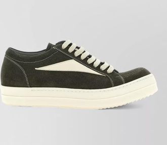Rick Owens leather low-top sneakers