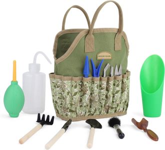 OEM Kit De Jard&iacute;n De Suculentas Con Bolsa De Almacenamiento, Mini Herramientas De Jardiner&iacute;a Manual Y 14 Herramientas De Bons&aacute;i En Miniatura Para Plantar 