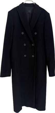 Joseph Black Wool/Cashmere Coat Size 36