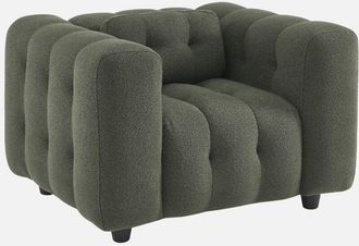 Sweeek Sill&oacute;n Tapizado En Tejido Borreguito, 1 Plaza