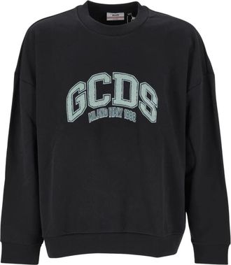 GCDS C1Meqe 118F004 - Heren - Sweatshirts - Zwart - L - Hoodies & sweatvesten