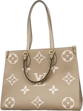 Louis Vuitton Cream Tourterelle Tote Bag (Pre-Owned)