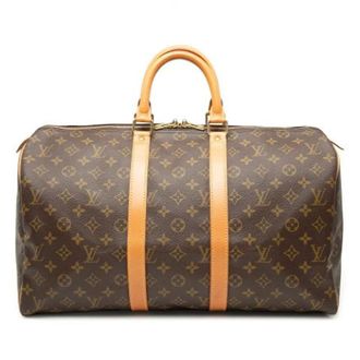Louis Vuitton Pre-owned Weekend Bags, female, Brown, Size: ONE SIZE Pre-owned Keepall 45