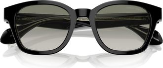 Giorgio Armani 0ar8207 Square-Frame Black Acetate Sunglasses with Gradient Lenses