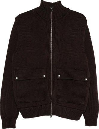 Moncler Vest met ritszak - Bruin