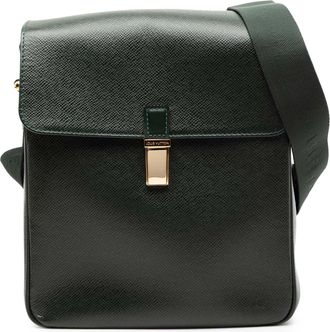 Louis Vuitton Pre-owned Womens Taiga Yaranga - Dark Green Leather - One Size