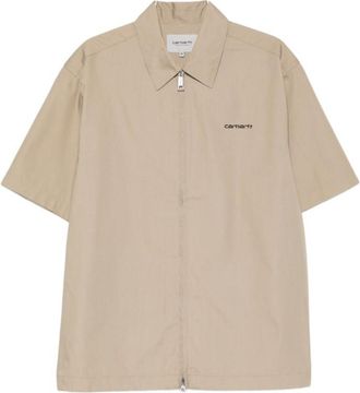 Carhartt Work in Progress Beige Relaxed Logo Shirts