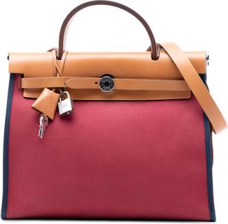 Herm&egrave;s Pre-owned Hermes Toile Herbag Zip 31 Satchel Ladies B50ESU5T22DAQBIT
