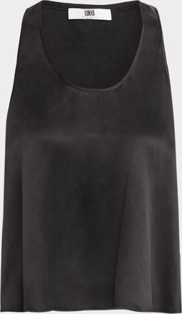 Lunya Tulip-Back Washable Silk Tank & Shorts Set
