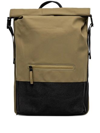 Rains 14320 roll-top two-tone backpack - Neutrals