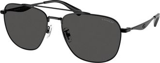 Coach Grey Pilot Mens Sunglasses HC7172 939387 59